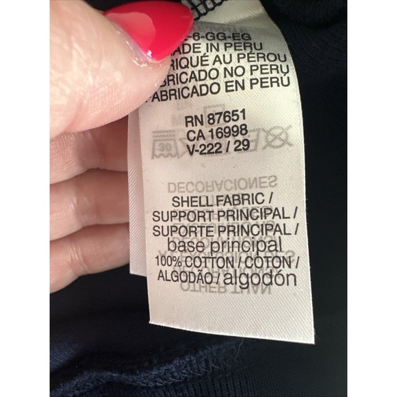 Lacoste 1/4 Zip Sweater Mens XL Blue Long Sleeve Mock Neck Jumper Cotton Casual - Picture 4 of 6